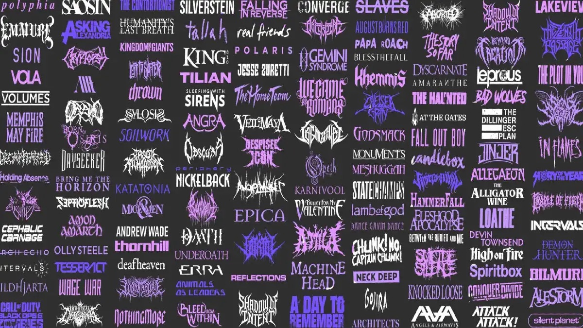 Logos of artists featured in Nail The Mix sessions